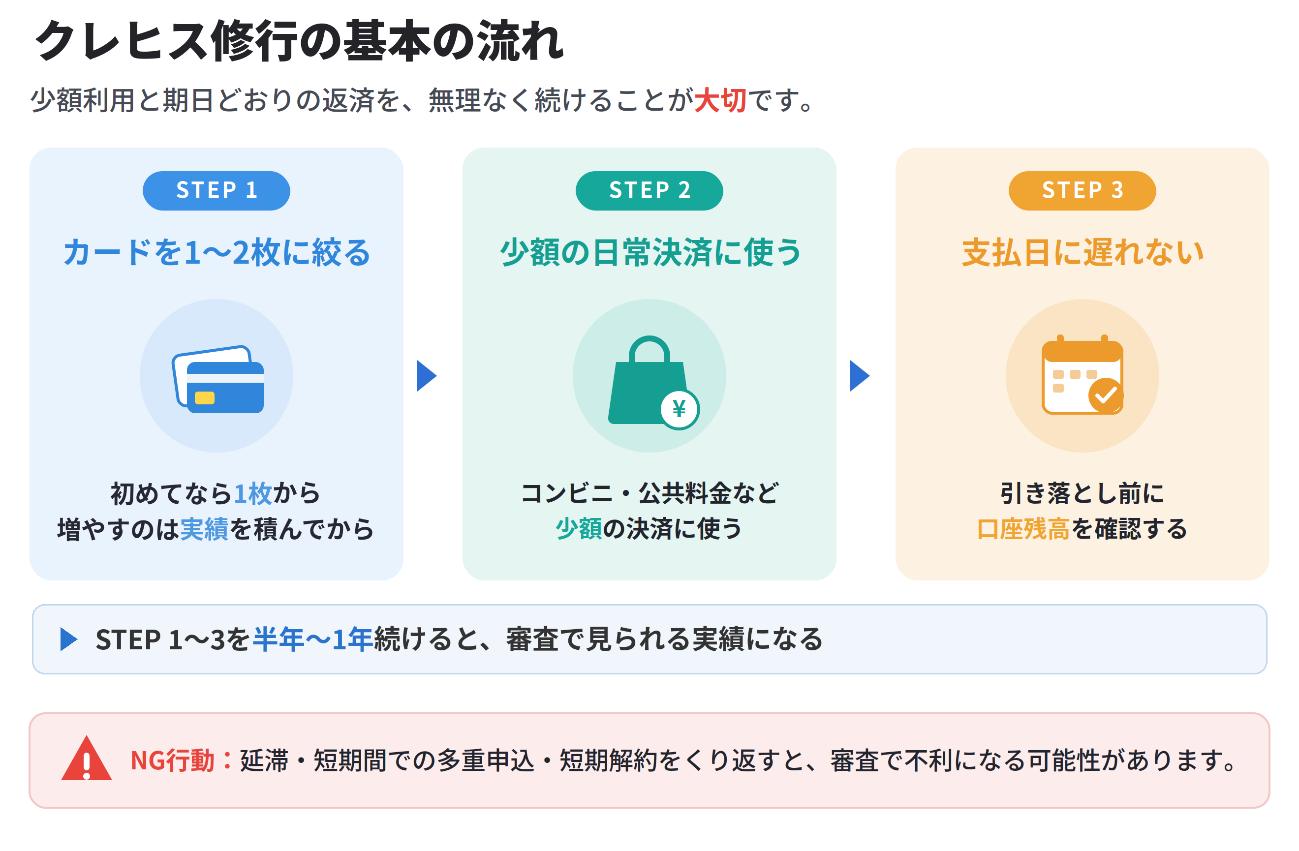 クレヒス修行の基本の流れ